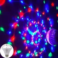 Boule de cristal rotative ampoule Laser Disco lumière de fête Dj Led éclairage de scène lampe de