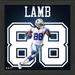 Highland Mint CeeDee Lamb Dallas Cowboys 13'' x Impact Jersey Framed Photo