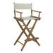 American Trails Extra-Wide 30-inch Premium American Oak Bar-Height Directors Chair