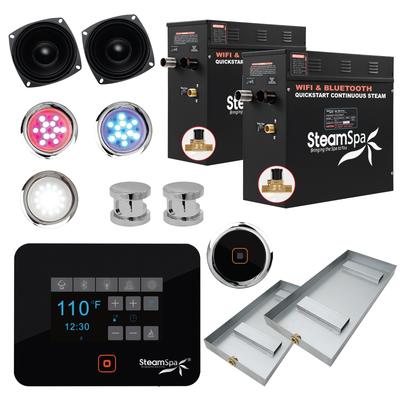 Wifi and Bluetooth 18kW QuickStart Steam Bath Generator Package