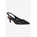 Women's Diyara Slingback Pump by J. Renee in Black (Size 6 M)