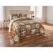 Olivia Patchwork Bedspread Collection by BrylaneHome in Floral Multi (Size FULL)