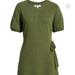 Madewell Dresses | Madewell Puff Sleeve Dress | Color: Green | Size: Xxs