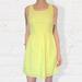 American Eagle Outfitters Dresses | Aeo Skater Dress Bright Yellow A-Line Sz 4 | Color: Gold/Yellow | Size: 4