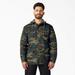 Dickies Men's Water Repellent Duck Hooded Shirt Jacket - Hunter Green Camo Size 4Xl (TJ213)