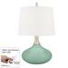 Grayed Jade Felix Modern Table Lamp with Table Top Dimmer