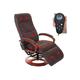 Fauteuil Relax Massant Londres Tissu Marron imitation Daim