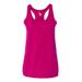 Badger Sport 4166 Athletic Women's B-Core Performance Racerback Tank Top in Hot Pink size Large | Polyester BG4166