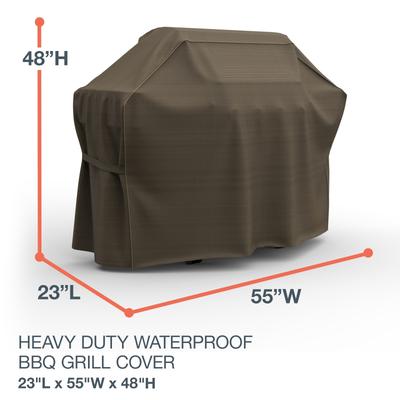 Budge StormBlock™ Hillside Black and Tan BBQ Grill Cover Multiple Sizes