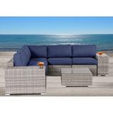 LSI 8 Piece Rattan Sectional Set with Cushions