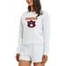 Women's Concepts Sport Cream Auburn Tigers Crossfield Long Sleeve Top & Shorts Set