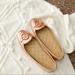 Michael Kors Shoes | Michael Kors Rose Gold Lillie Logo Flats | Color: Gold/Pink | Size: 8.5