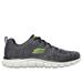 Skechers Men's Track - Front Runner Sneaker | Size 8.5 Wide | Charcoal/Black | Textile/Synthetic | Machine Washable