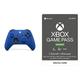 Xbox Wireless Controller Shock Blue & Xbox Game Pass Ultimate | 1 Monate Mitgliedschaft | Xbox/Win 10 PC - Download Code