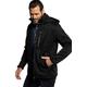 JP 1880 Men's Big & Tall Fleece Lined Softshell Jacket Black XXX-Large 714279 10-3XL