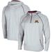 Men's Colosseum Heathered Gray Minnesota Golden Gophers Timeline Raglan Quarter-Zip Hoodie