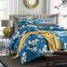 Bungalow Rose Ame Pima Duvet Cover Set Pima Cotton/Sateen in Blue/Green/White | King Duvet Cover | Wayfair 3F795B6E73614C20AEB0E1C00AAD193A