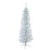 The Holiday Aisle® Prelit Pencil 4.92' White Spruce Artificial Christmas Tree in Blue | 59 H x 19 W in | Wayfair B36B13711BD74B70A542C9686D0FC2EE