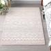 Pink/White 48 x 0.39 in Area Rug - Langley Street® Kyndall Southwestern Handmade Tufted Wool Pink/Ivory Area Rug Wool | 48 W x 0.39 D in | Wayfair