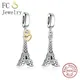 FC – Bracelet à breloques Original en argent Sterling 925 pendentif tour Eiffel Paris perles