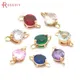 Breloques Rondes Allergiques en Or 18K pour Femme Accessoires pour Colliers Boucles d'Oreilles