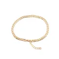 Bracelet de cheville ovale en acier inoxydable pour femmes bijoux de plage chaîne de jambe