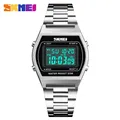 SKMEI – montre numérique LED pour hommes célèbre marque de luxe horloge Herren Uhren reloj hombre