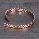 Vinterly-Bracelets magnétiques en cuivre pur pour femme Bijoux vintage JOHealth Energy Magnet
