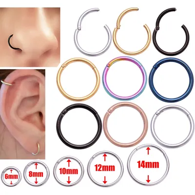 Piercing de cartilage d'oreille de segment articulé matiques et goujons antarctiques or