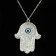 Pendentif de protection des mains pour hommes et femmes Boho Lucky Big Evil Eye Fatima Hamsa