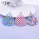 Plume de paon motifs colorés 30*45mm pour boucles d'oreilles 12 pièces pendentif DIY bricolage