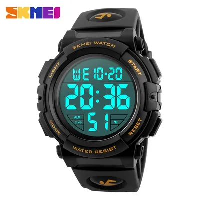 SKMEI DNono-Montre de sport pour homme marque de luxe électronique numérique étanche 50m 1258