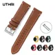 UTHAI – bracelets de montre en cuir de veau Z15 pour hommes d'affaires 100% 18mm 20mm 22mm 24mm