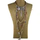 Long collier ethnique vintage déclaration gitane bijoux bohèmes tribal UR bijoux du Tibet