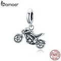 Bamoer 925 argent Sterling moto Original bijoux en argent charme pour Original 3mm Bracelet