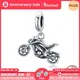 Bamoer 925 argent Sterling moto Original bijoux en argent charme pour Original 3mm Bracelet