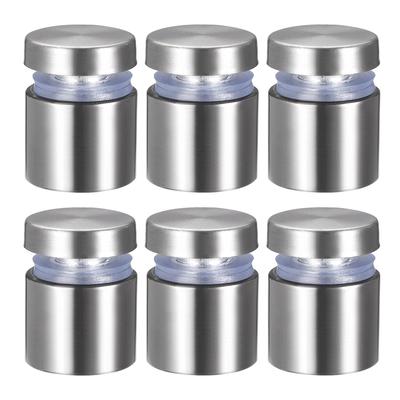 Glass Standoff Mount Stainless Steel Wall Standoff 19 x 25mm 6Pcs - 19mm x 24mm (6 Pack)