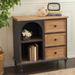 Brown Wood Farmhouse Cabinet