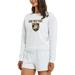 Women's Concepts Sport Cream Army Black Knights Crossfield Long Sleeve Top & Shorts Set