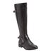 Extra Wide Width Women's The Whitley Wide Calf Boot by Comfortview in Black (Size 10 WW)