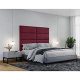 Jaxx Panelist Modern Padded Headboard - Set of 4 Wall Mounted Panels