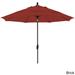 North Bend 11-foot Crank Open Auto-tilt Black Umbrella by Havenside Home