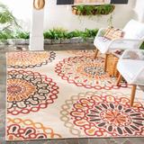 SAFAVIEH Veranda Felizitas Geometric Medallion Indoor/Outdoor Area Rug