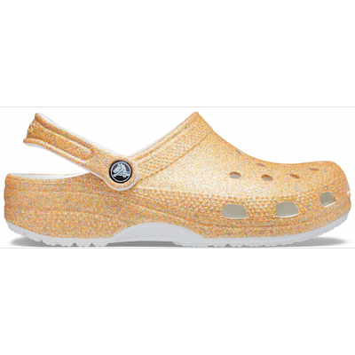 Crocs Orange Sorbet Glitter Clas...