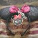 Disney Accessories | Disney Minnie Duo Mask Ears And Minnie Mask | Color: Black/Pink | Size: Os