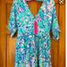 Lilly Pulitzer Dresses | Iso Parigi Romper | Color: Blue/Green | Size: Various