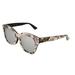 Gucci Accessories | Gucci Cat Eye Floral Design Sunglasses | Color: Gold/Tan | Size: 52mm-20mm-145mm