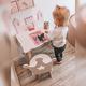 Princess Children's Table Castle Shaped Table, Baby Girl Nursery - Kids Makeup Set Girl Makeup, Dressing Table for Childrens Bedroom, Dressing Table for 10 Year Old