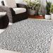 Gray 144 x 108 x 0.08 in Area Rug - East Urban Home Animal Print Ivory/Indoor/Outdoor Area Rug Polyester | 144 H x 108 W x 0.08 D in | Wayfair