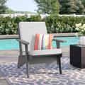 Sol 72 Outdoor™ Sol 72 Modern Deep Seating Chair Plastic in Gray/White | 32.75 H x 29.75 W x 31.5 D in | Wayfair 3360AD1FBBD24940942139CBDBC21F08